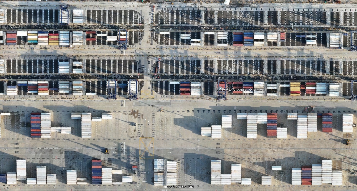 Puerto Urabá - Vista aérea